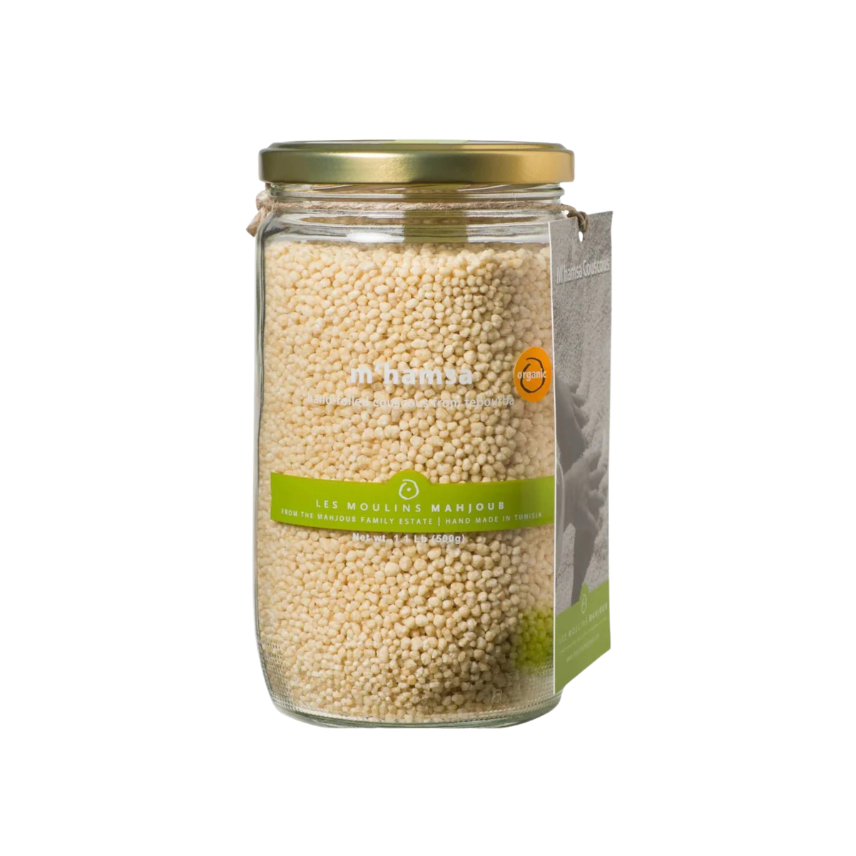 Organic M'hamsa Giant Couscous — 500g